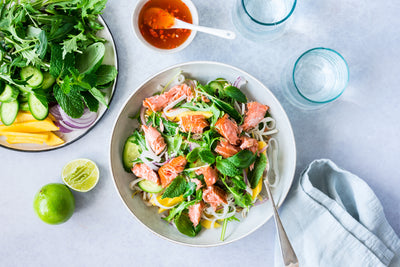 Thai Smoked Salmon & Mango Salad