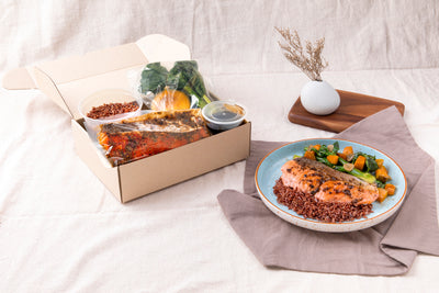 GARLIC AND BLACK PEPPER OCEAN TROUT FILLET