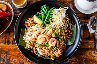 Pad Thai with Shrimp & Crab stick