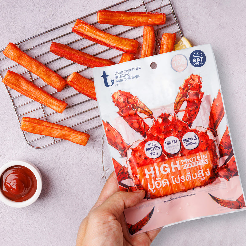 Thammachart Seafood Crab Stick High Protein 100g