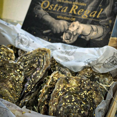 Live Ostra Regal Gold Selection Oysters #3, 12 pcs/box  (Pre-Order 7 Days)
