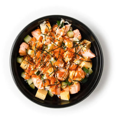 Salmon Aburi Donburi