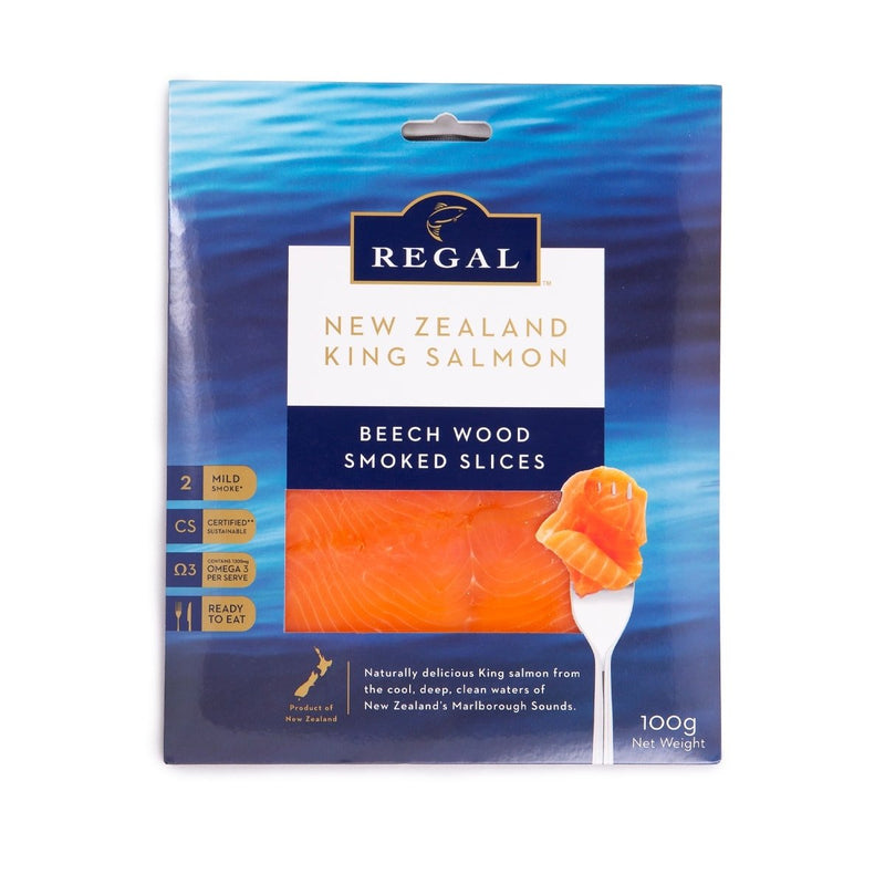 Regal Beech Wood Smoked Salmon 100 g/pack
