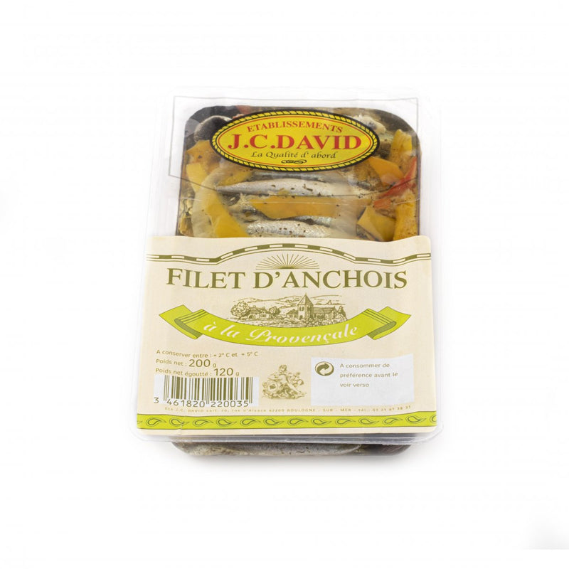 JC David Anchovies With Provencale Herb 200 g/pack (Pre-Order 30 days)