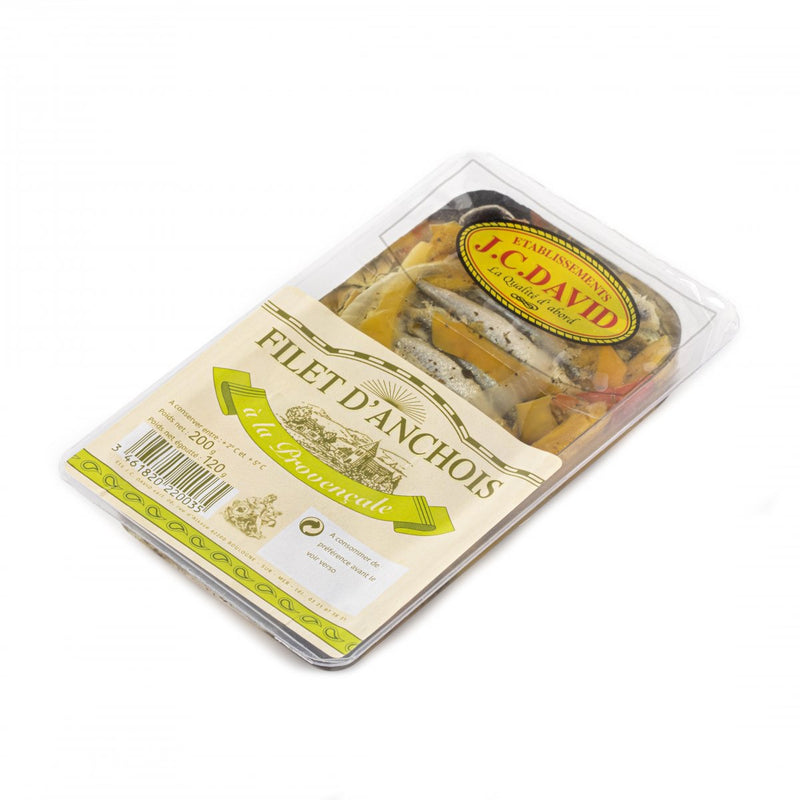 JC David Anchovies With Provencale Herb 200 g/pack (Pre-Order 30 days)
