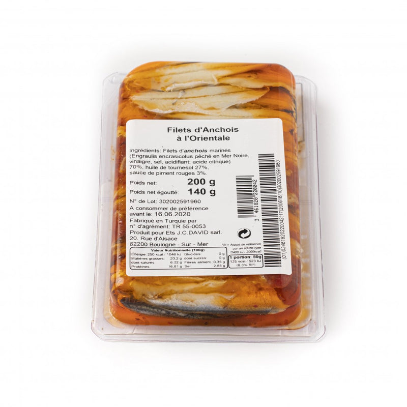 JC David Anchovies Oriental Flavor 200 g/pack (Pre-Order 30 days)