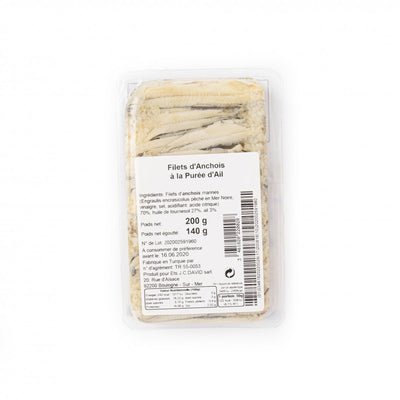 JC David Anchovies With Garlic 200 g/pack (Pre-Order 30 days)
