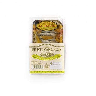 JC David Anchovies With Provencale Herb 200 g/pack (Pre-Order 30 days)