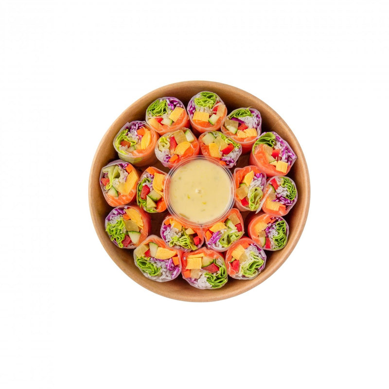 Smoked Salmon Rice Paper Rolls M