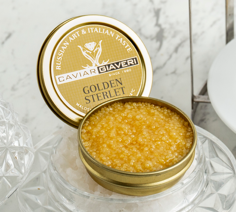 Giaveri Golden Sterlet Sturgeon Caviar 100 g/tin