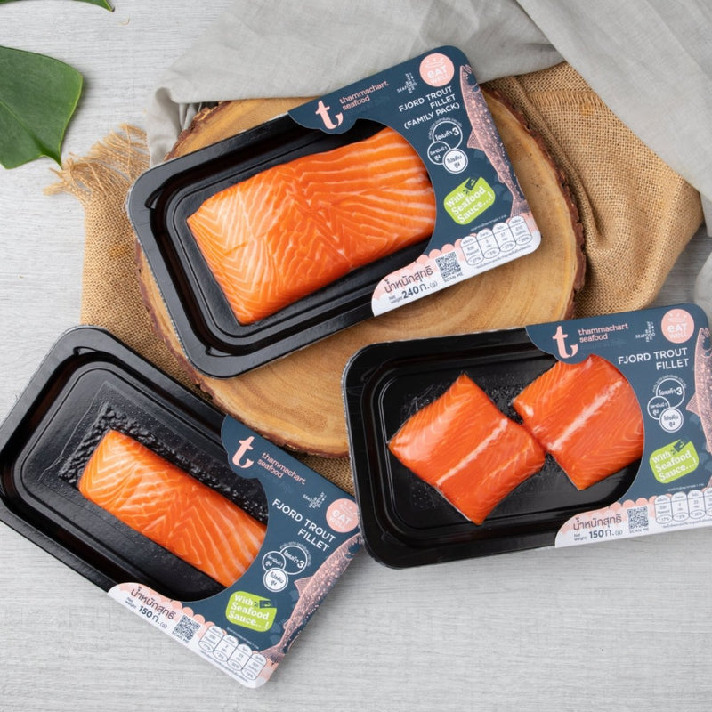 เนื้อปลาแซลมอนนอร์เวย์ แล่   Frozen Norwagian  Salmon  Fillet