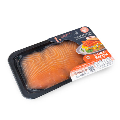 Thammachart Seafood Smoked Salmon Belly Sliced 120g