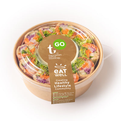 Smoked Salmon Rice Paper Rolls M