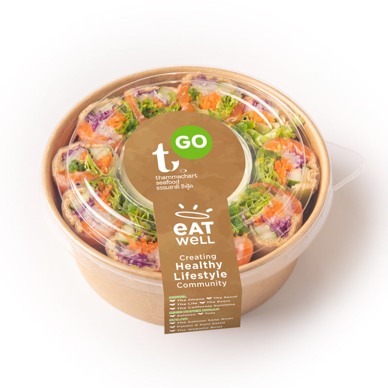 Smoked Salmon Rice Paper Rolls M