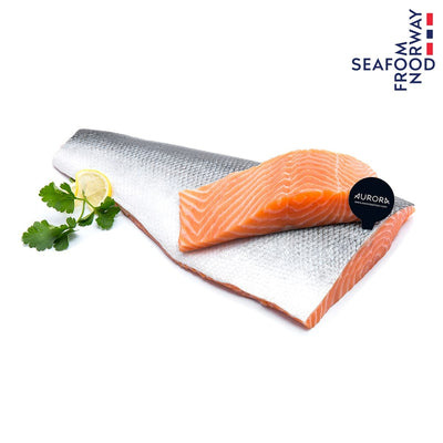 ปลาแซลมอนออโรร่านอร์เวย์สด   Fresh  Norwegian Aurora salmon Fillet