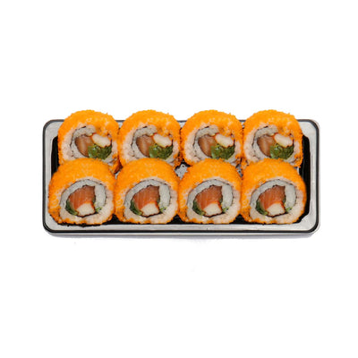 Salmon & Ebiko (Capelin Roe) Maki Set