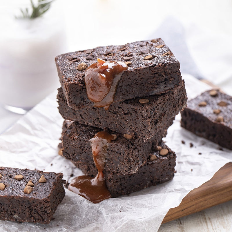 Flourless Chocky Brownie and caramel sauce (Choose 3 pcs. to get the discount on free item)