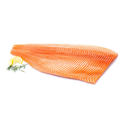 เนื้อปลาออร่าคิงแซลมอนนิวซีแลนด์สด  fresh New Zealand Ora king  Salmon