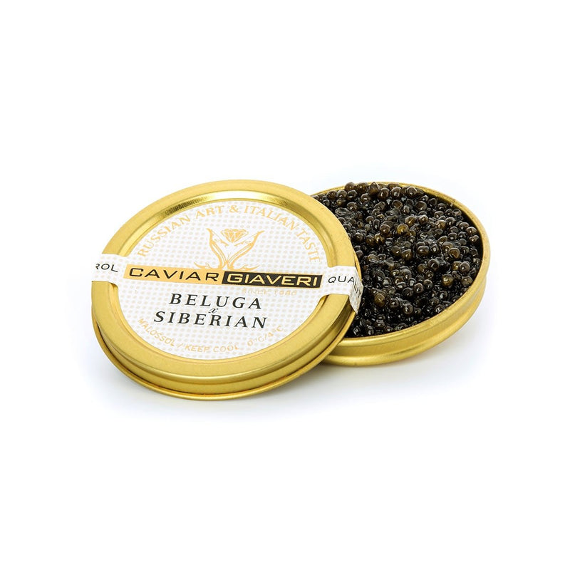 Giaveri Beluga Siberian Caviar 15 g/tin (PRE - ORDER 14 DAYS)