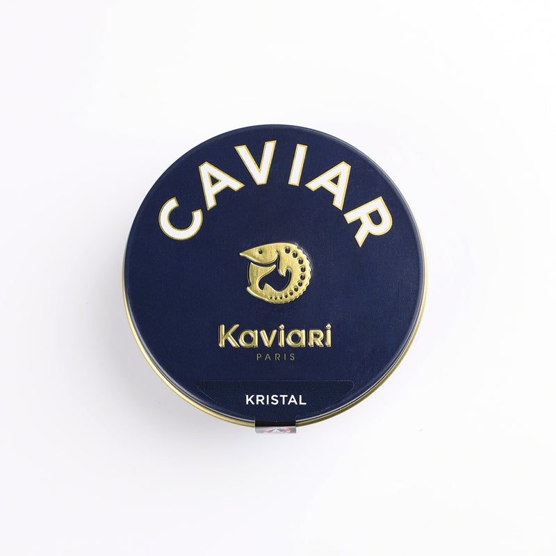 Kaviari Kristal Selection (Ducasse) Caviar 125 g/tin with Condiments