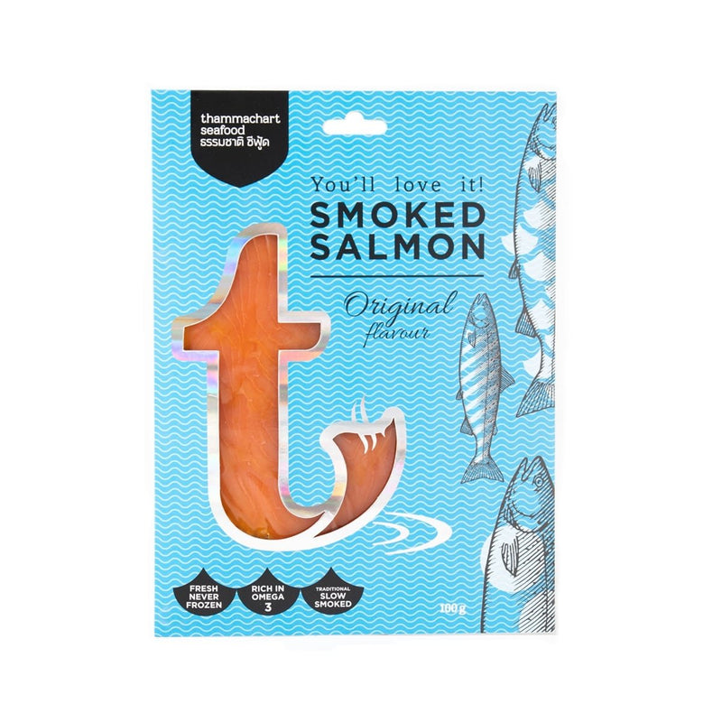 เนื้อปลาแซลมอนรมควันพรีเมียม Just Smoked Premium Range: Smoked Salmon