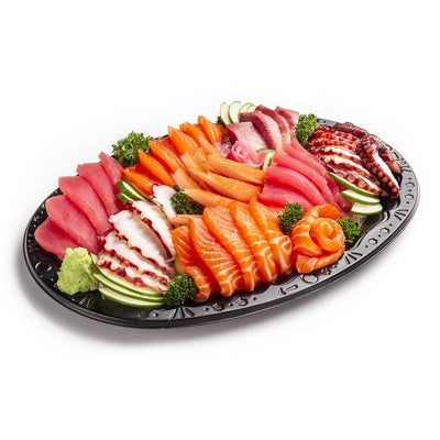 When Salmon Marry Tuna Sashimi Platter