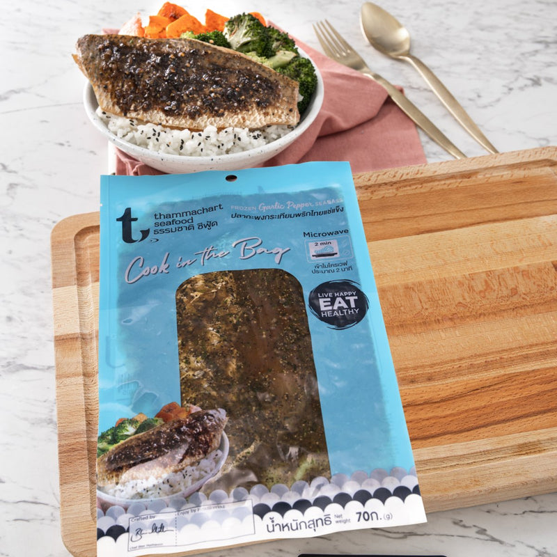 Cook in the bag Garlic Pepper Seabass 70 g