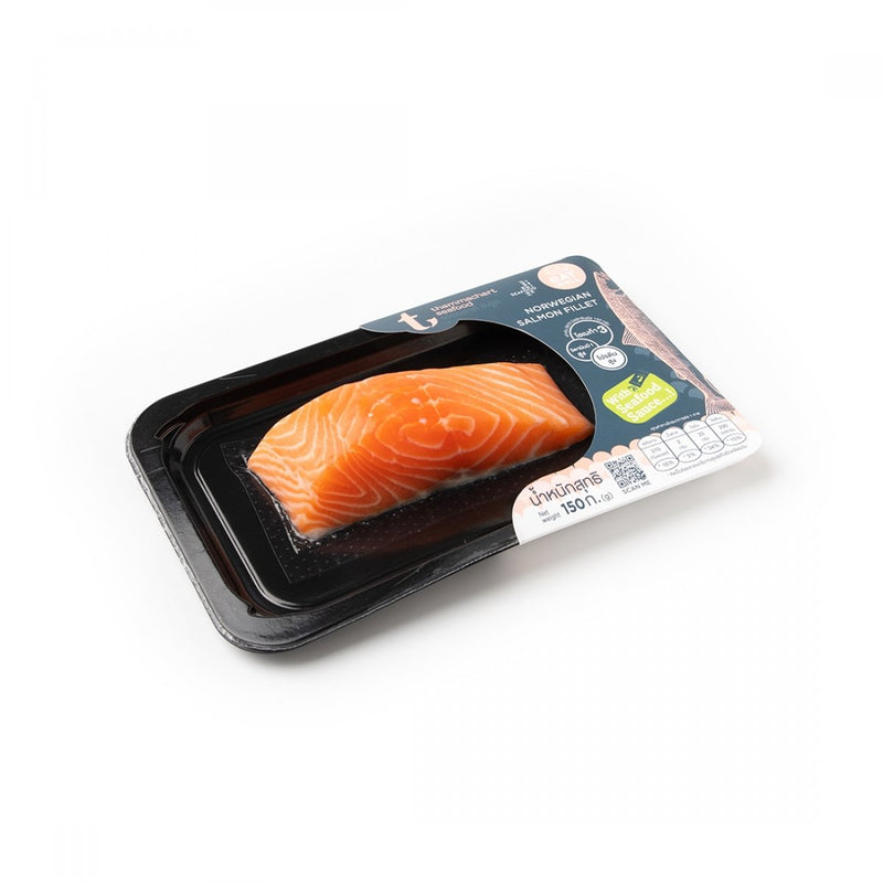 ปลาแซลมอนจากนอร์เวย์  เเล่ frozen Norwegian salmon fillet