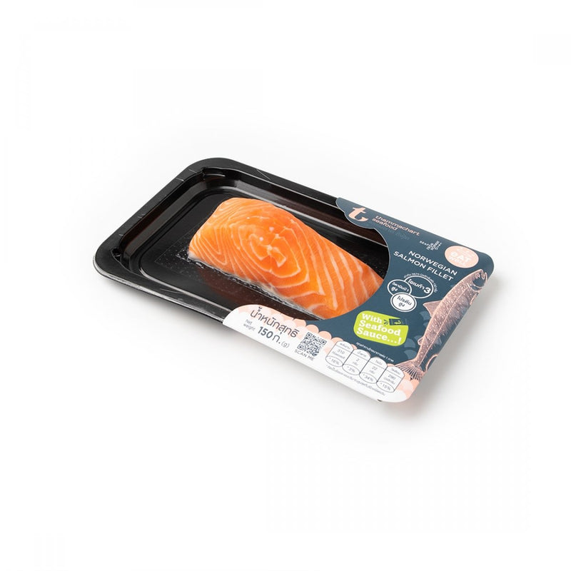 ปลาแซลมอนจากนอร์เวย์  เเล่ frozen Norwegian salmon fillet