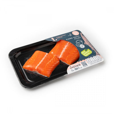 Frozen Fjord Trout Tail Fillet with Seafood Sauce 150 g/pack