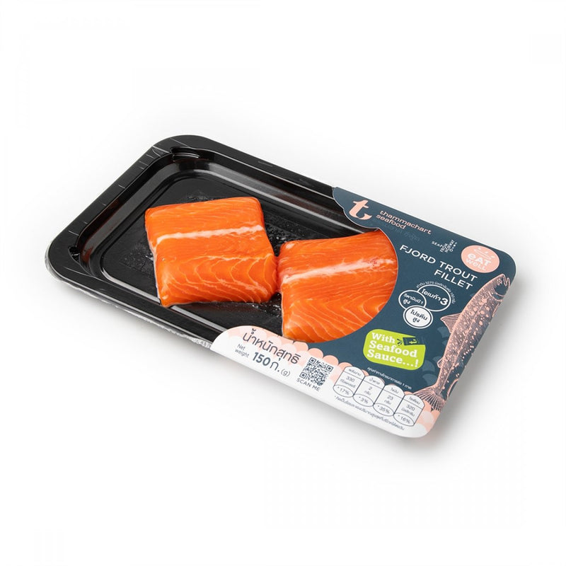 Frozen Fjord Trout Tail Fillet with Seafood Sauce 150 g/pack