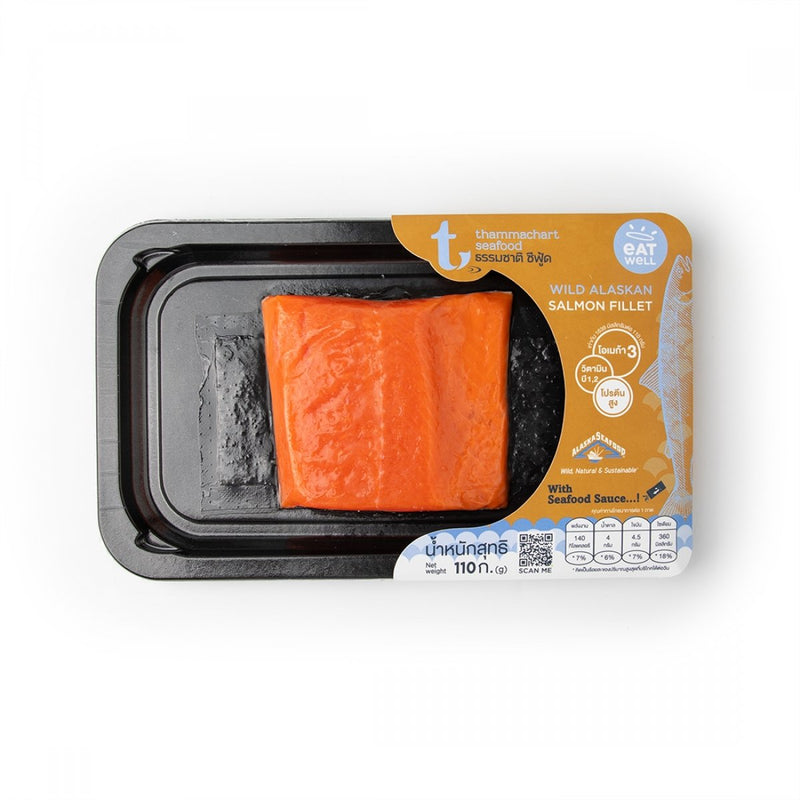 Frozen Wild Salmon Fillet with Seafood Sauce 110 g/pack