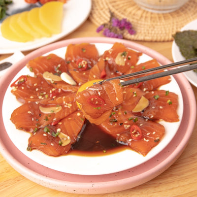 Salmon marinated Shoyu