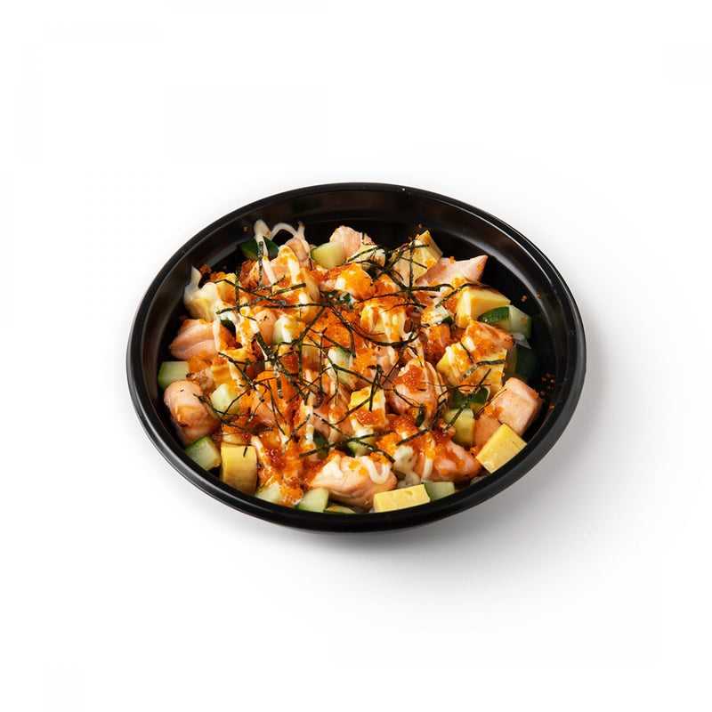 Salmon Aburi Donburi